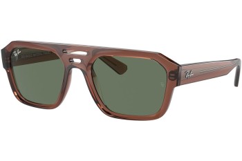 Слънчеви очила Ray-Ban Corrigan RB4397 667882 Flat Top Кафява