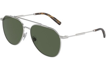 Napszemüvegek Dolce & Gabbana DG2296 05/9A Polarized Pilota Ezüst