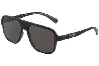 Okulary przeciwsłoneczne Dolce & Gabbana DG6134 325787 Kwadratowe Czarne