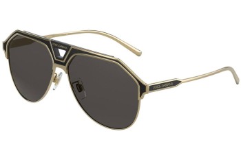 Okulary przeciwsłoneczne Dolce & Gabbana DG2257 133487 Pilotki (Aviator) Złote