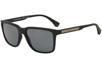 Napszemüvegek Emporio Armani EA4047 506381 Polarized Szogletes Fekete