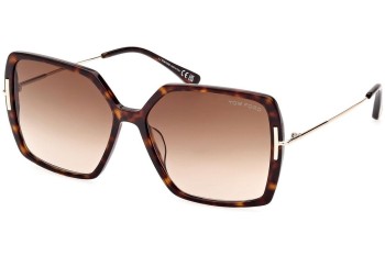 Okulary przeciwsłoneczne Tom Ford FT1039 52F Kwadratowe Havana