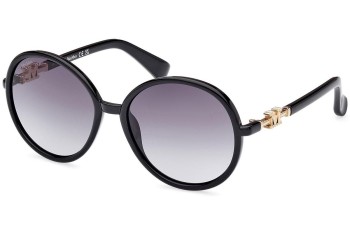 Слънчеви очила Max Mara MM0065 01B Заоблени Черна