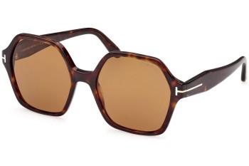 Okulary przeciwsłoneczne Tom Ford FT1032 52E Nieregularny Havana