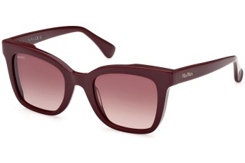 Okulary przeciwsłoneczne Max Mara MM0067 66Z Kwadratowe Czerwone