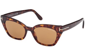 Solbriller Tom Ford FT1031 52E Cat Eye Havana