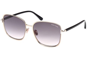 Solbriller Tom Ford FT1029 28B Firkantet Guld