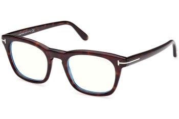 Okulary korekcyjne Tom Ford FT5870-B 052 Kwadratowe Havana