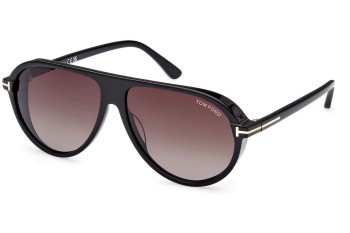 Aurinkolasit Tom Ford FT1023 01B Pilotti Musta