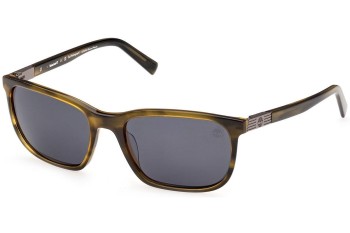 Слънчеви очила Timberland TB9318 96D Polarized Правоъгълни Зелена