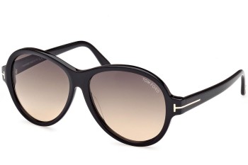 Sluneční brýle Tom Ford FT1033 01B Oversize Černé