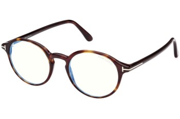 Briller Tom Ford FT5867-B 052 Rund Havana