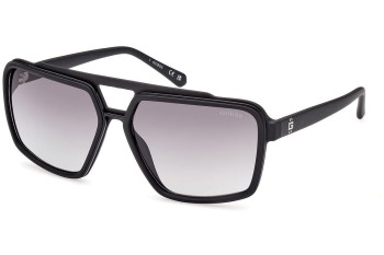 Okulary przeciwsłoneczne Guess GU00076 02B Pilotki (Aviator) Czarne