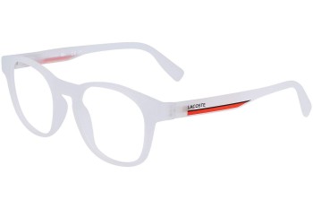 Okulary korekcyjne Lacoste L3654 970 Okrągłe Białe