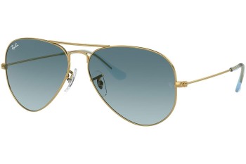 Okulary przeciwsłoneczne Ray-Ban Aviator RB3025 001/3M Pilotki (Aviator) Złote