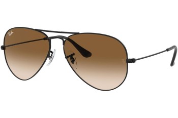 Okulary przeciwsłoneczne Ray-Ban Aviator RB3025 002/51 Pilotki (Aviator) Czarne