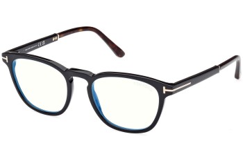 Okulary korekcyjne Tom Ford FT5890-B 005 Okrągłe Czarne