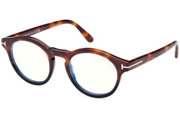 Briller Tom Ford FT5887-B 005 Rund Havana