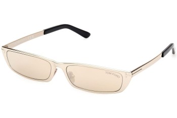 Solbriller Tom Ford Everett FT1059 32G Rektangulær Beige