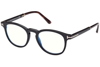 Okulary korekcyjne Tom Ford FT5891-B 005 Okrągłe Czarne