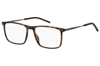 Okulary korekcyjne Tommy Hilfiger TH2018 086 Prostokątne Havana