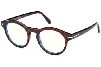 szemüvegeinket Tom Ford FT5887-B 052 Kerek Havana