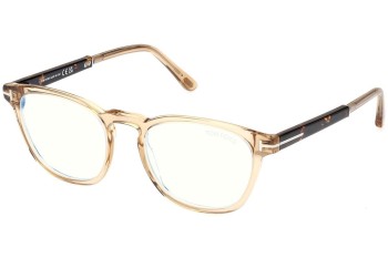 Briller Tom Ford FT5890-B 047 Rund Brun