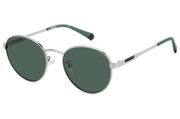 Okulary przeciwsłoneczne Polaroid PLD2144/G/S/X 6LB/UC Polarized Owalne Srebrne Okulary przeciwsłoneczne Polaroid PLD2144/G/S/X 6LB/UC Polarized Owalne Srebrne