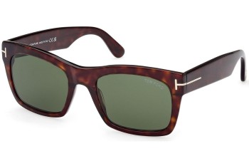 Napszemüvegek Tom Ford Nico 2 FT1062 52N Szogletes Havana