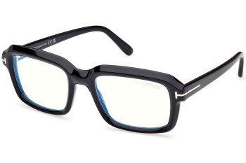 Okulary korekcyjne Tom Ford FT5888-B 001 Prostokątne Czarne