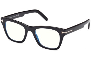 Okulary korekcyjne Tom Ford FT5886-B 001 Kwadratowe Czarne