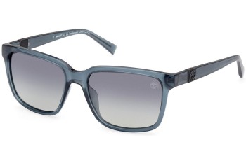 Okulary przeciwsłoneczne Timberland TB9322-H 92D Polarized Kwadratowe Niebieskie