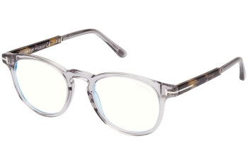 Okulary korekcyjne Tom Ford FT5891-B 020 Okrągłe Szare