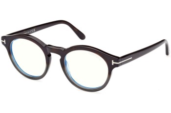 Okulary korekcyjne Tom Ford FT5887-B 056 Okrągłe Czarne