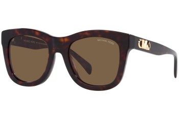 Okulary przeciwsłoneczne Michael Kors Empire Squared 4 MK2193U 300673 Kwadratowe Havana