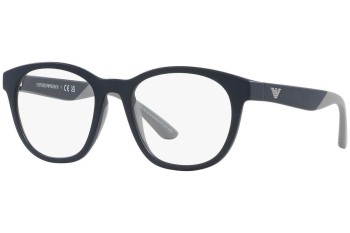 Okulary przeciwsłoneczne Emporio Armani EK4001 50881W Kwadratowe Niebieskie