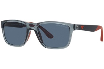 Okulary przeciwsłoneczne Emporio Armani EK4002 507280 Kwadratowe Niebieskie