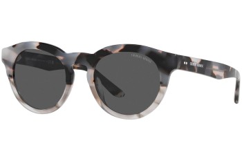 Okulary przeciwsłoneczne Giorgio Armani AR8189U 600987 Okrągłe Havana Okulary przeciwsłoneczne Giorgio Armani AR8189U 600987 Okrągłe Havana
