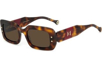 Okulary przeciwsłoneczne Carolina Herrera HER0187/S O63/70 Prostokątne Havana