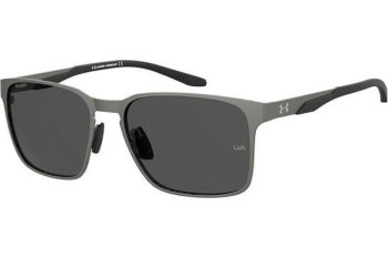 Okulary przeciwsłoneczne Under Armour UAASSIST MTL/G 5MO/M9 Polarized Kwadratowe Szare