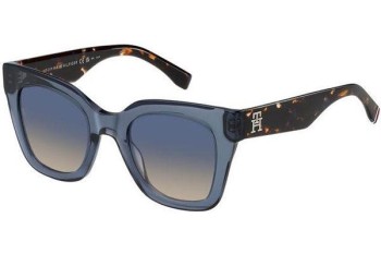 Zonnebril Tommy Hilfiger TH2051/S PJP/I4 Cat Eye Blauw