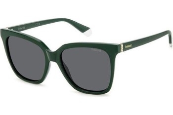 Zonnebril Polaroid PLD4155/S/X 1ED/M9 Polarized Vierkant Groen