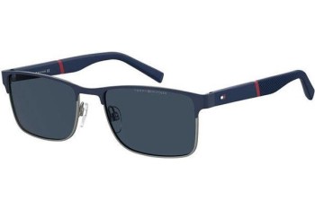 Zonnebril Tommy Hilfiger TH2040/S KU0/KU Rechthoekige Blauw