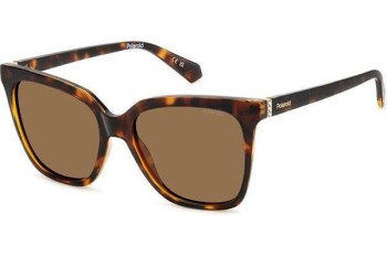 Ochelari de soare Polaroid PLD4155/S/X 086/SP Polarized Pătrați Havana