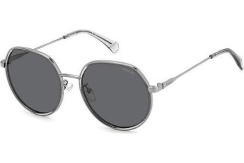 Слънчеви очила Polaroid PLD4160/G/S/X 6LB/M9 Polarized Овални Сребърна