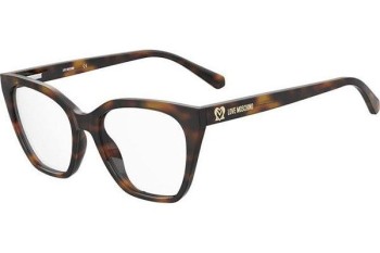 Okulary korekcyjne Love Moschino MOL627 086 Kwadratowe Havana