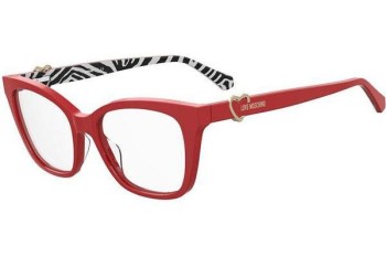 Brillen Love Moschino MOL621 C9A Cat Eye Rood