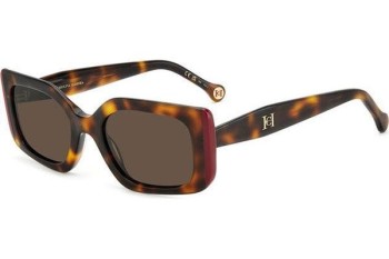 Ochelari de soare Carolina Herrera HER0182/S O63/70 Dreptunghiulari Havana