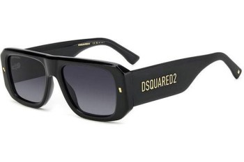 Solbriller Dsquared2 D20107/S 807/9O Rektangulær Sort