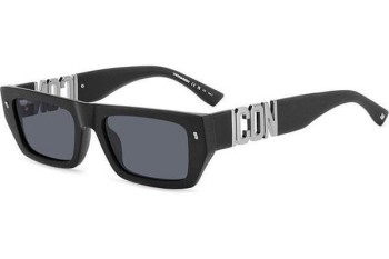 Okulary przeciwsłoneczne Dsquared2 ICON0011/S 003/IR Prostokątne Czarne